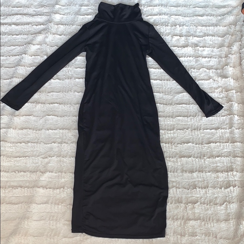 Spandex midi dress